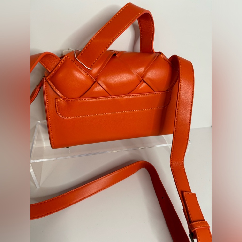 Anthropologie Vibrant Orange Crossbody Bag | NWT - Picture 4 of 14